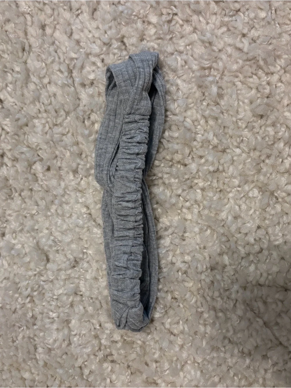 Gray Knotted Headband